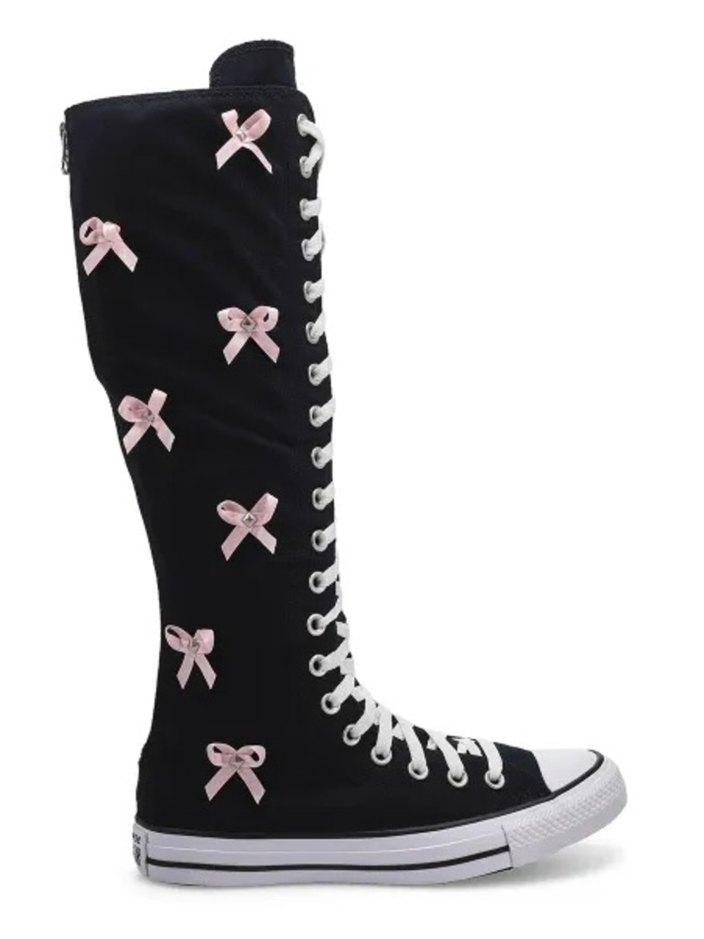 Chuck Taylor All Star XX-Hi Top Sneaker with Pink Bows